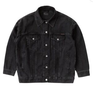 Nudie Jeans Women organic cotton - Elin Black, size small